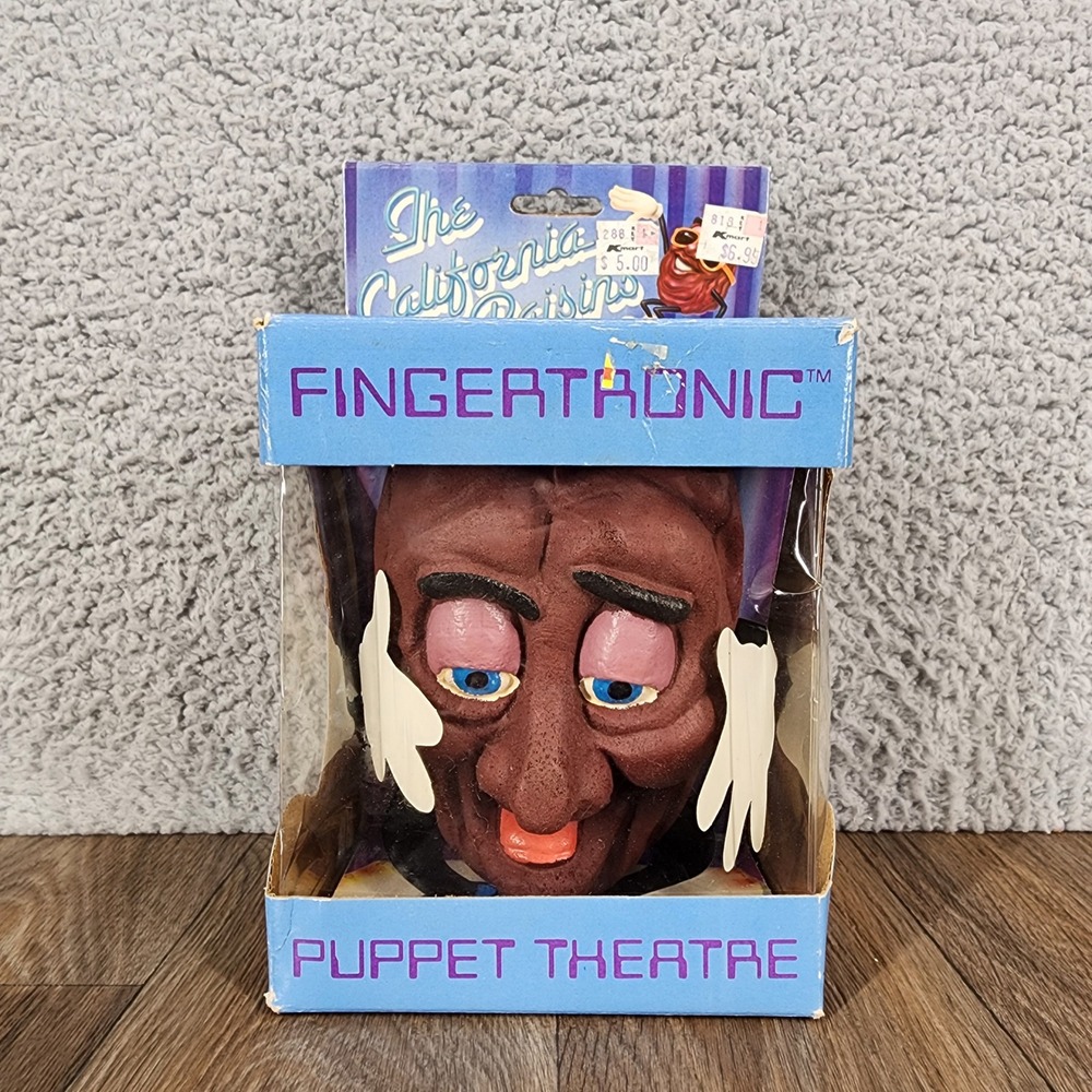Vintage 1988 California Raisins Fingertronic Puppet Theatre Sutton Happening